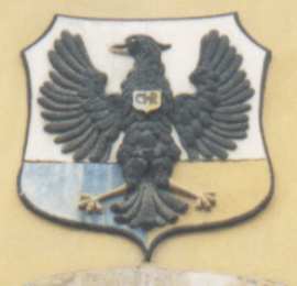 Non-official town heraldries on Chrudim buildings