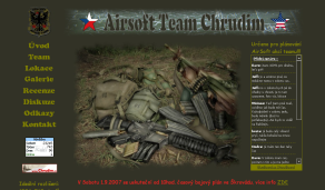 Amatrsk airsoft team v Chrudimi pouvajc znakov dlouh manuln zbran